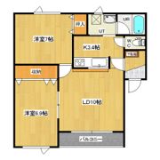 ほっとハイツBの間取り画像