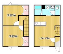 スーパーハイム北上の間取り画像
