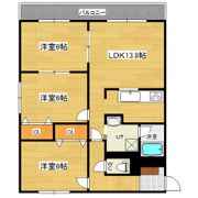 ステイツ中ノ島の間取り画像