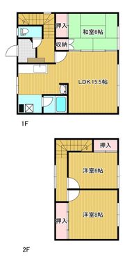 eメゾネットの間取り画像