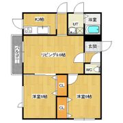 リバーサイドラピュタNの間取り画像