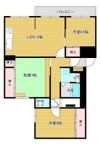 ディアコート2番館の間取り画像