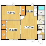 ラポールの間取り画像