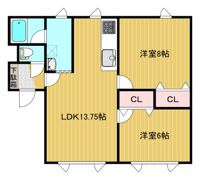 第11日研ハイツの間取り画像