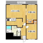 ステイツ中ノ島の間取り画像