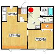 北進町進和ハイツ8の間取り画像