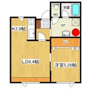 北進町進和ハイツ8の間取り画像