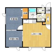 カーサヴィオラの間取り画像
