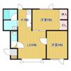 ハッピーA館の間取り画像