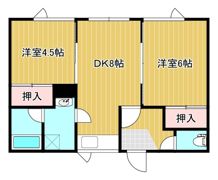 古賀貸家8号（北進町）の間取り画像