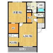 ラピュタルーチェの間取り画像