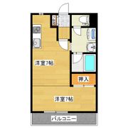 コーポカワハラの間取り画像