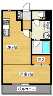 コーポカワハラの間取り画像