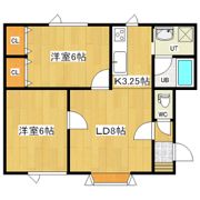 コーポ北上の間取り画像