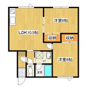 パープルハウス藤の間取り画像