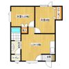ハピネス東の間取り画像