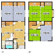 久保貸家（三楽町）の間取り画像