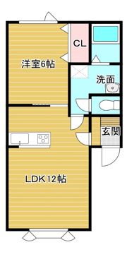 花林ハイツIIの間取り画像