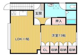 東相内町工藤邸貸家の間取り画像