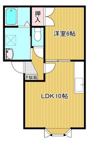 オニオンハイツの間取り画像