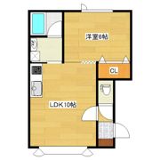 ハッピーC館の間取り画像