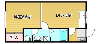 セイントハウスの間取り画像