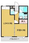 ほのぼのハイツ2の間取り画像
