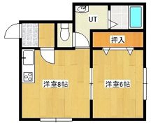 花月コーポIIの間取り画像