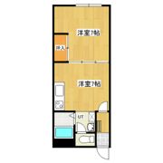 スリーエーマンション3の間取り画像