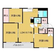 クラージュ春光Iの間取り画像