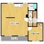 クラージュ春光IIIの間取り画像