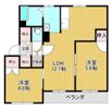 クラージュ春光IIIの間取り画像