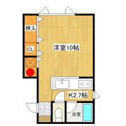 コーポラスセゾンの間取り画像