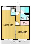 ほのぼのハイツ3の間取り画像