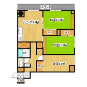 レジデンスコスモの間取り画像