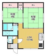 澤崎貸家3（三楽町）の間取り画像