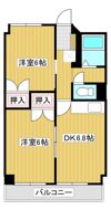 ヴィラナリー北見1の間取り画像