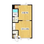 夕陽ヶ丘ハイツ3の間取り画像