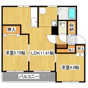 クラージュ春光IIの間取り画像