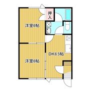 ユーハイツの間取り画像