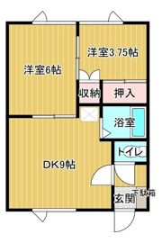 リバーハイツの間取り画像