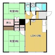 鉄南ハイツの間取り画像