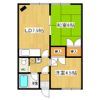 石北ハイツの間取り画像