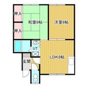 コーポ東陵の間取り画像