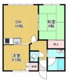 河口マンションAの間取り画像