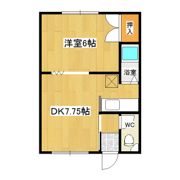 アサカワハイツの間取り画像