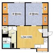 エスポアールマンション（西三輪）の間取り画像