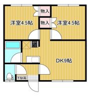 コーポ小田の間取り画像