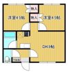 コーポ小田の間取り画像