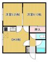 コーポ緑ヶ丘の間取り画像